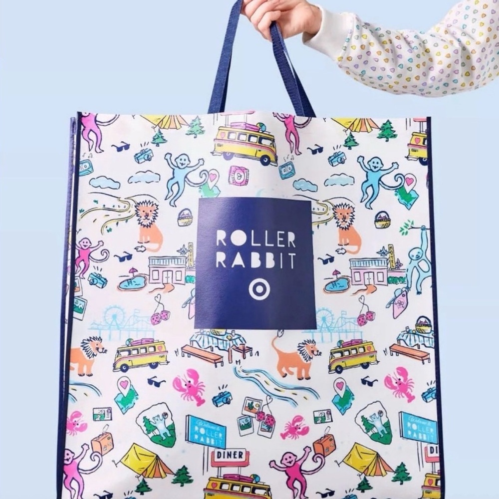 Roller Rabbit Kids' Multicolor Graphic Tote